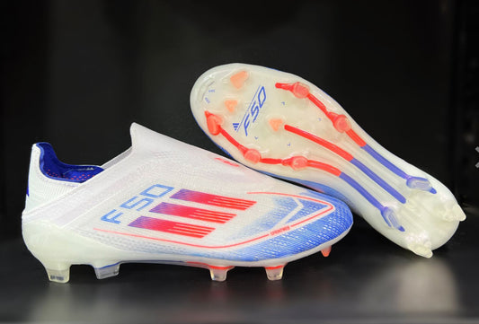 Adidas f50 white/ blue